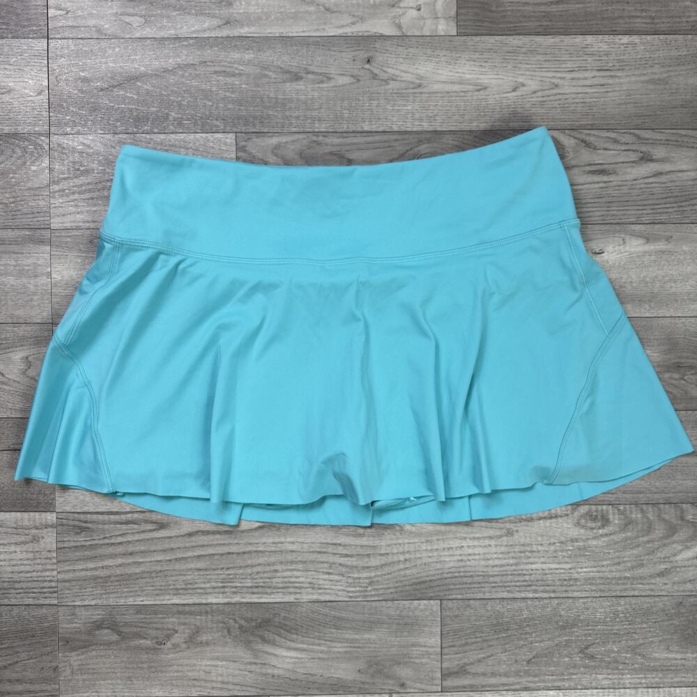 Athleta Ace Tennis Skort Pull On Teal Green sz XL